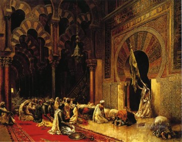 Egipcio Pintura Art%c3%adstica - Interior de la mezquita de Córdoba indio egipcio persa Edwin Lord Weeks